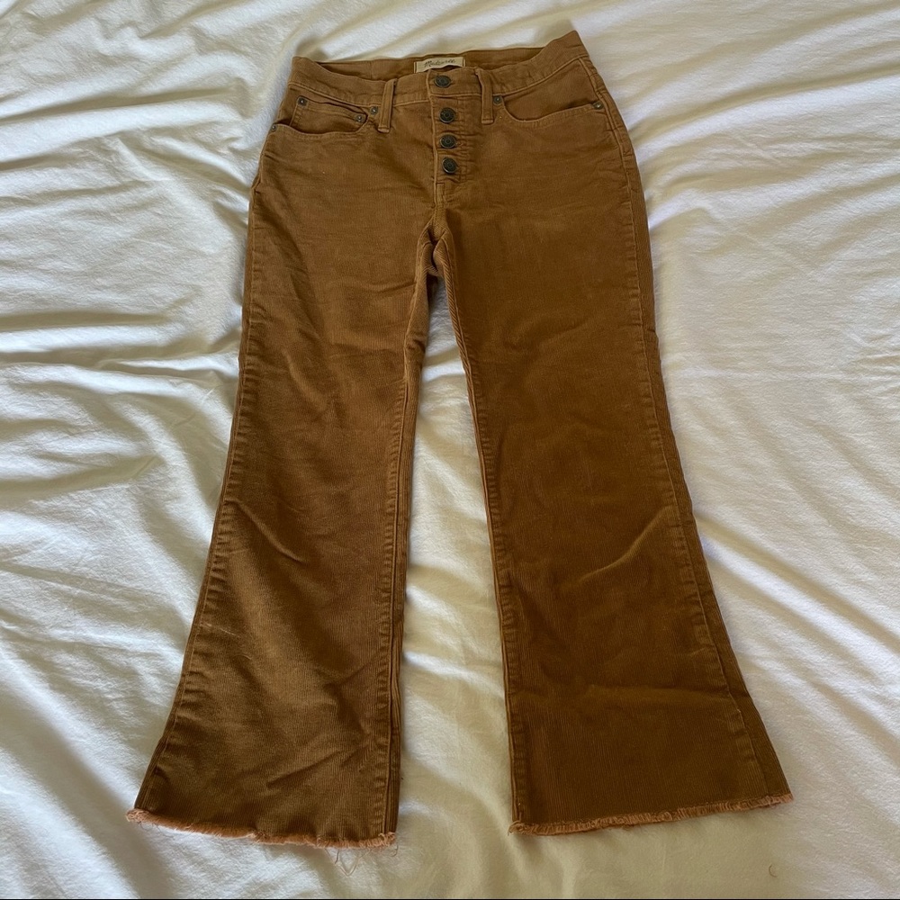Madewell Corduroy Demi-Crop Pants